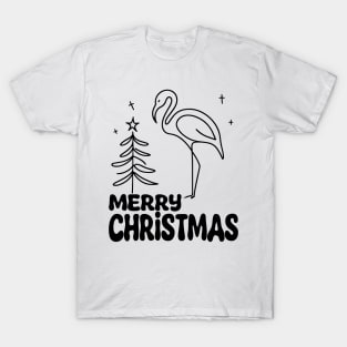 Flamingo Christmas T-Shirt